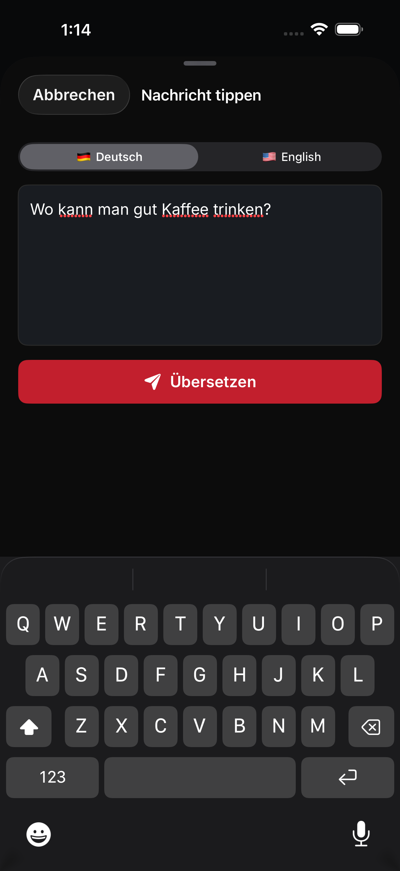 Arda Übersetzer — Text zum Übersetzen
