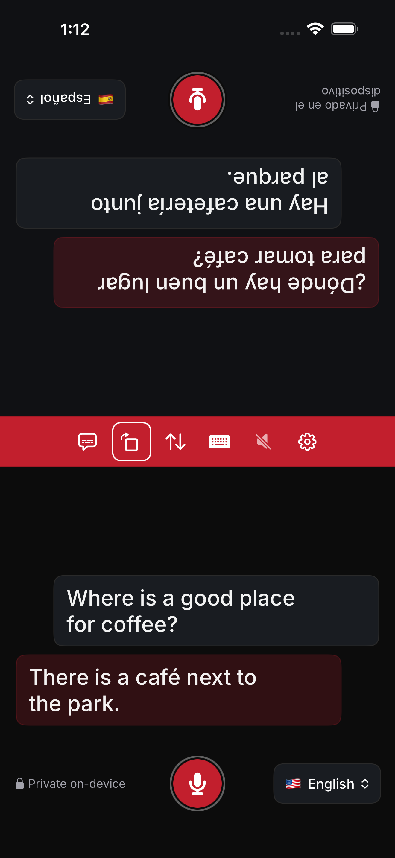 Arda Translate — Across the table