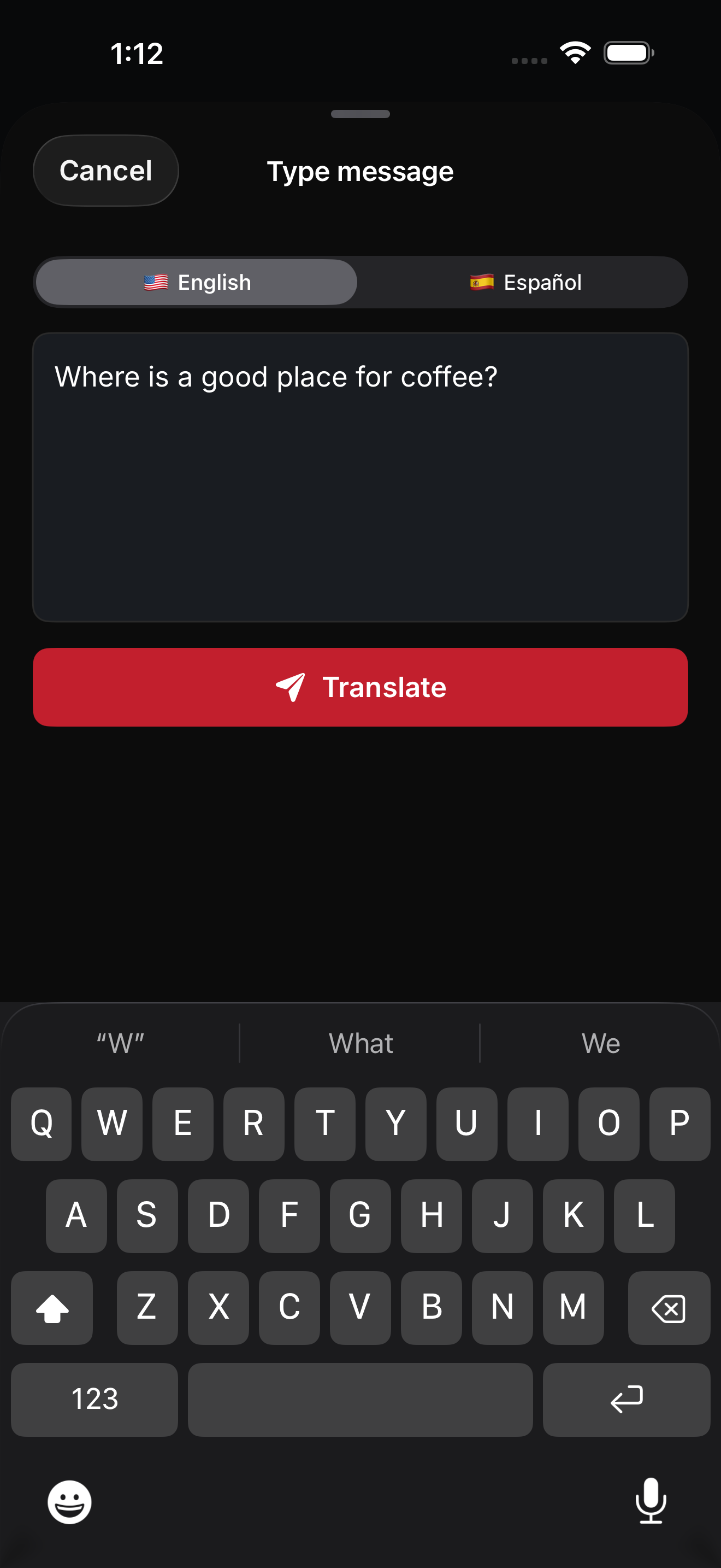 Arda Translate — Type to translate