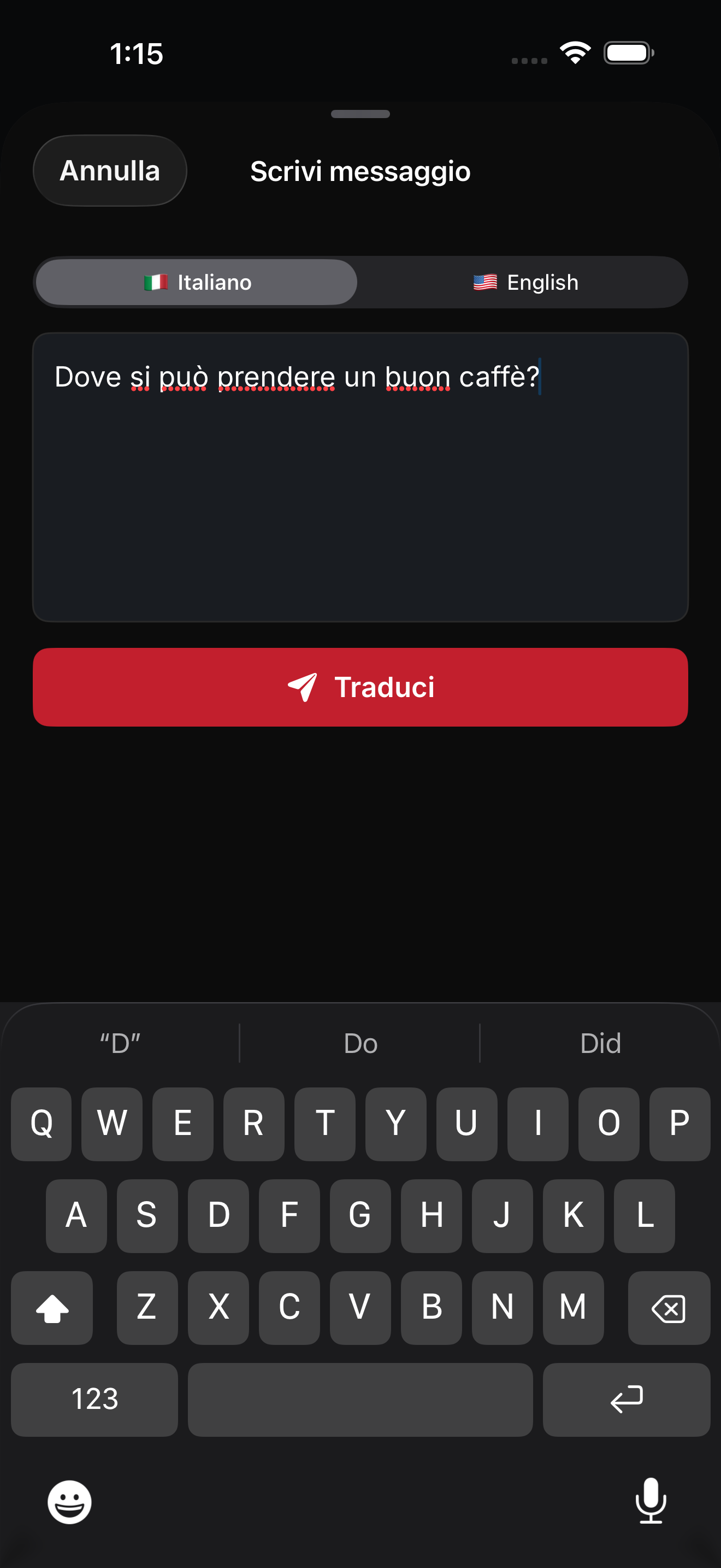 Arda Traduttore — Scrivi per tradurre