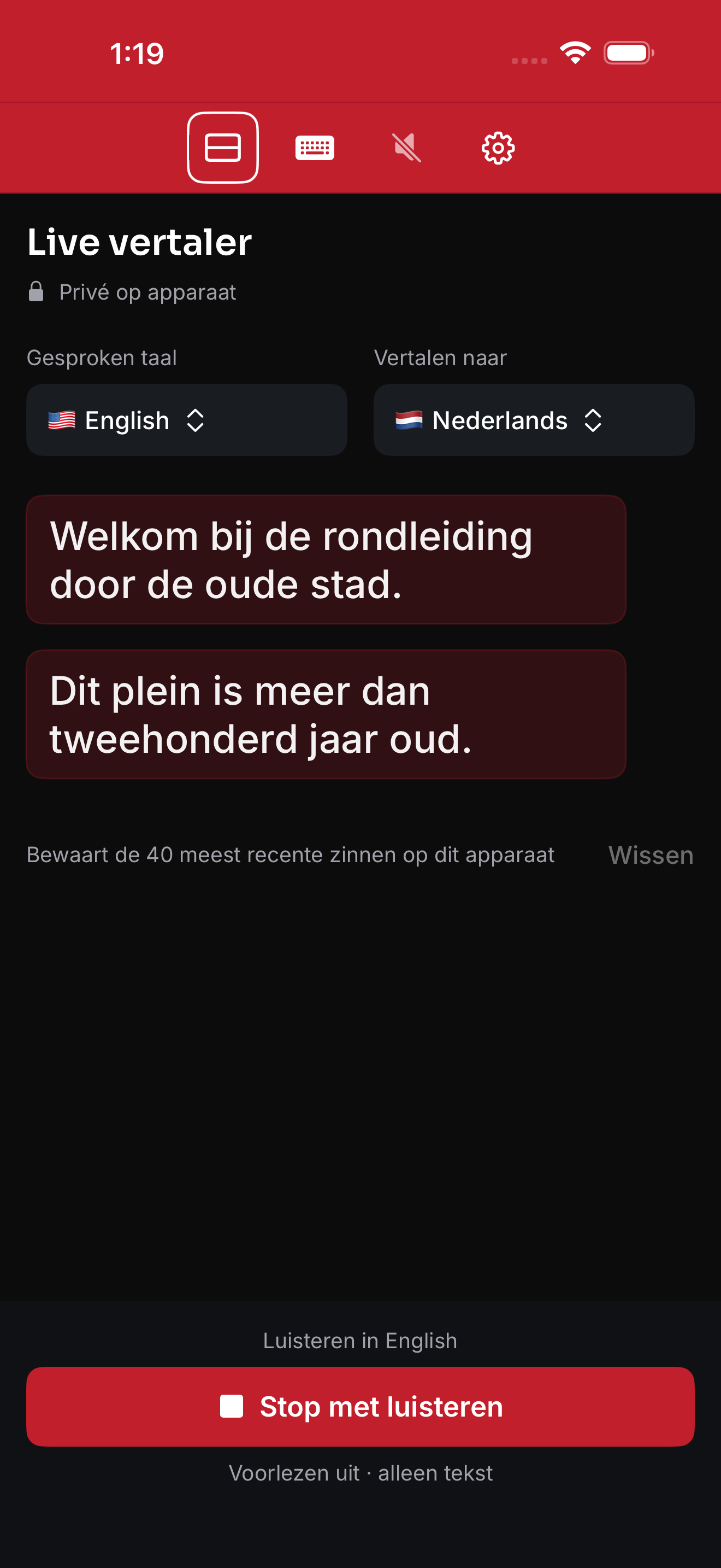 Arda Vertaler — Persoonlijke livevertaling