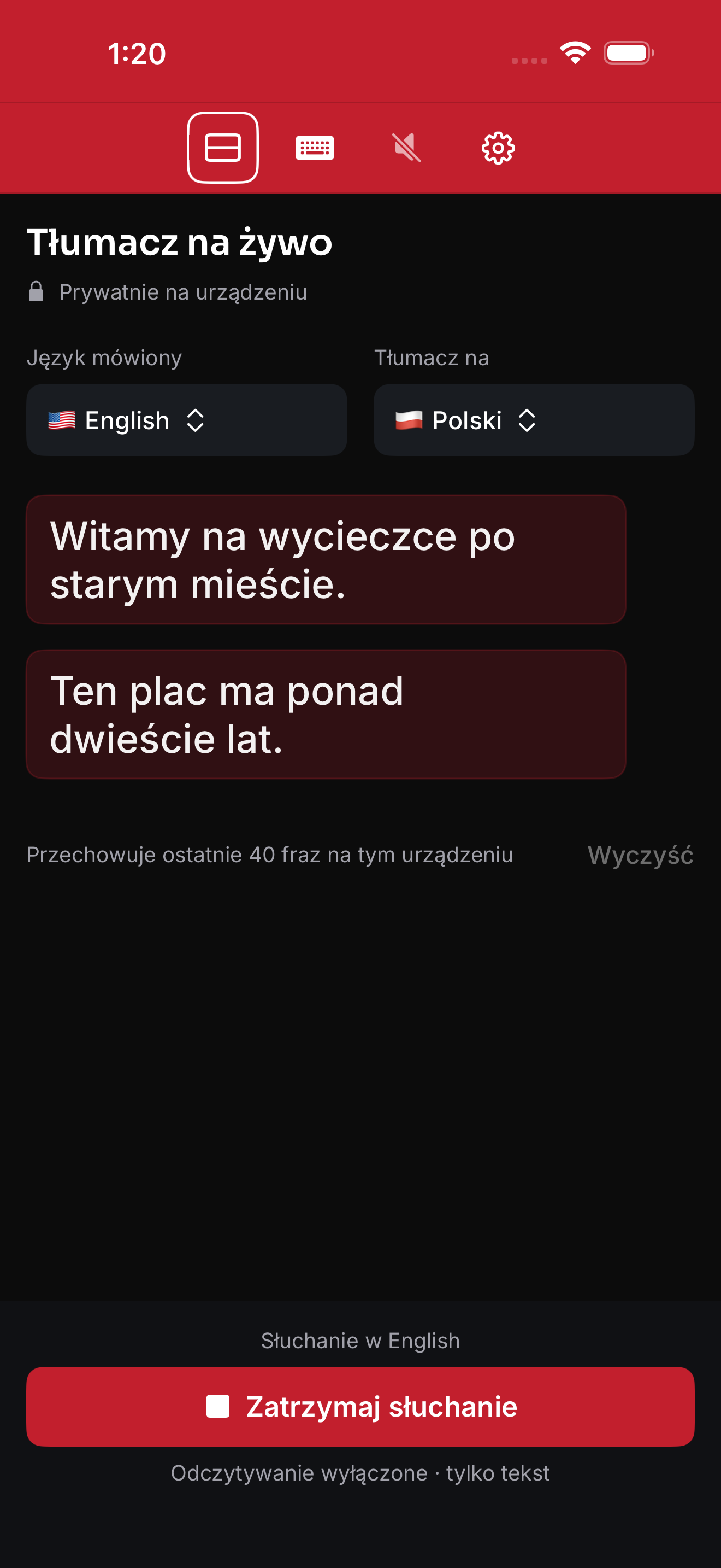Arda Tłumacz — Osobiste tłumaczenie na żywo