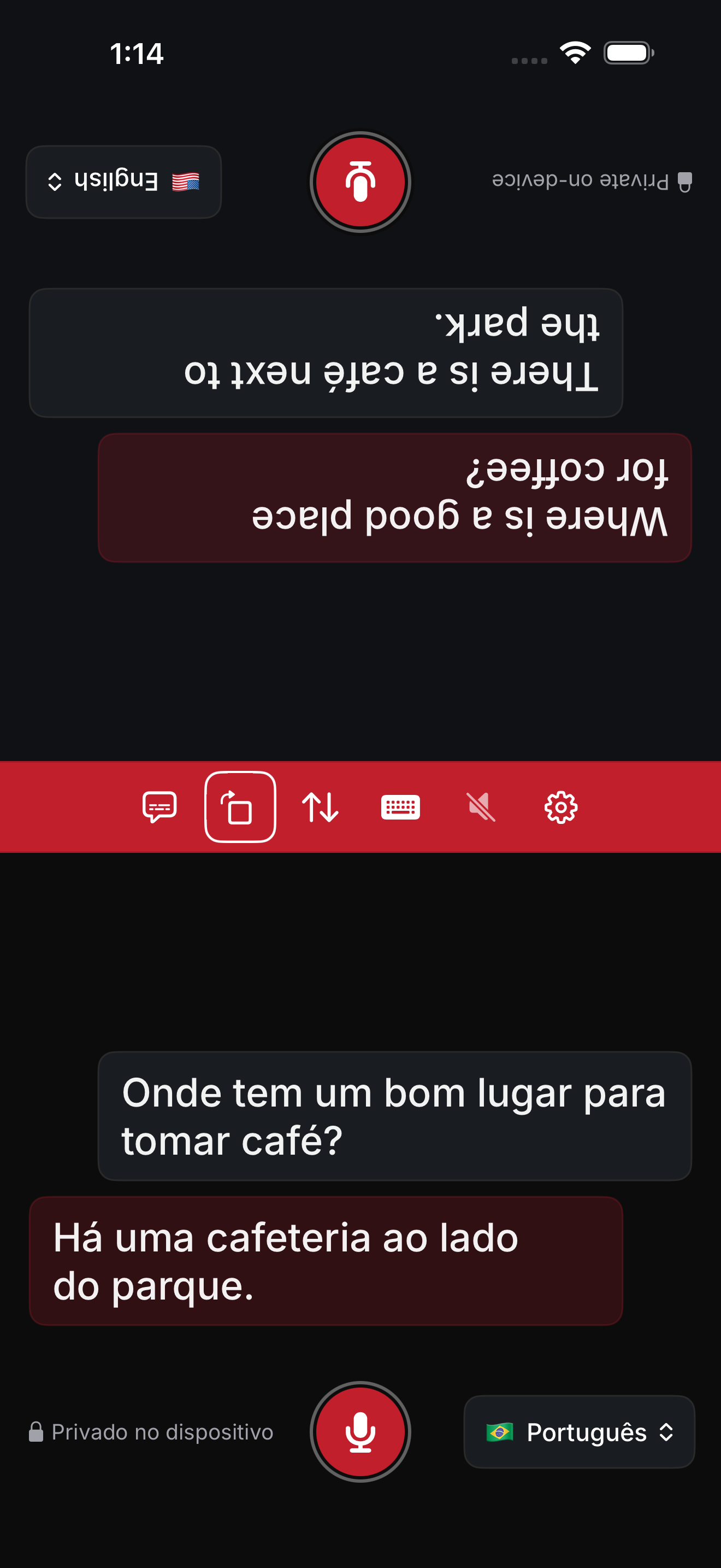 Arda Tradutor — Frente a frente
